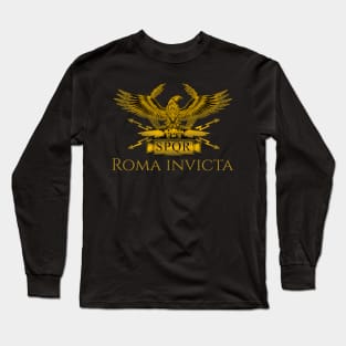 History Of Ancient Rome SPQR Roman Eagle Roma Invicta Long Sleeve T-Shirt